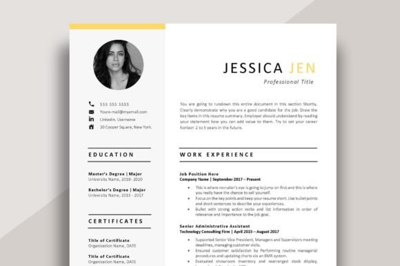 Download Minimalist Resume Template - Resume template Collection