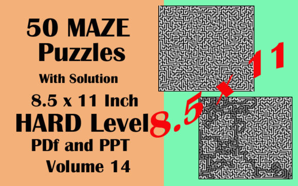 Download 50 Maze Puzzle HARD Level PDF PPTX V14 - Ppt Collection