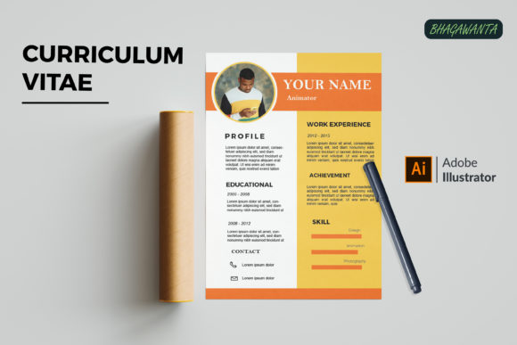 Download CV Resume Template #405 - Resume template Collection